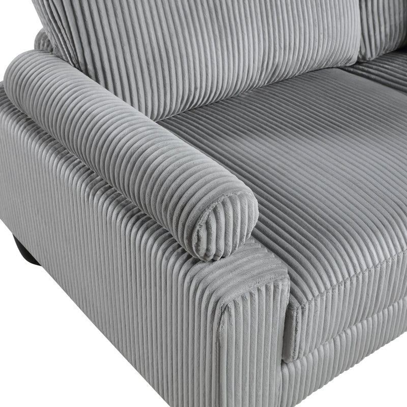 Homelegance 9688GY*62CR2AC2OT 6 pc Modular Sectional with Ottomans IMAGE 8