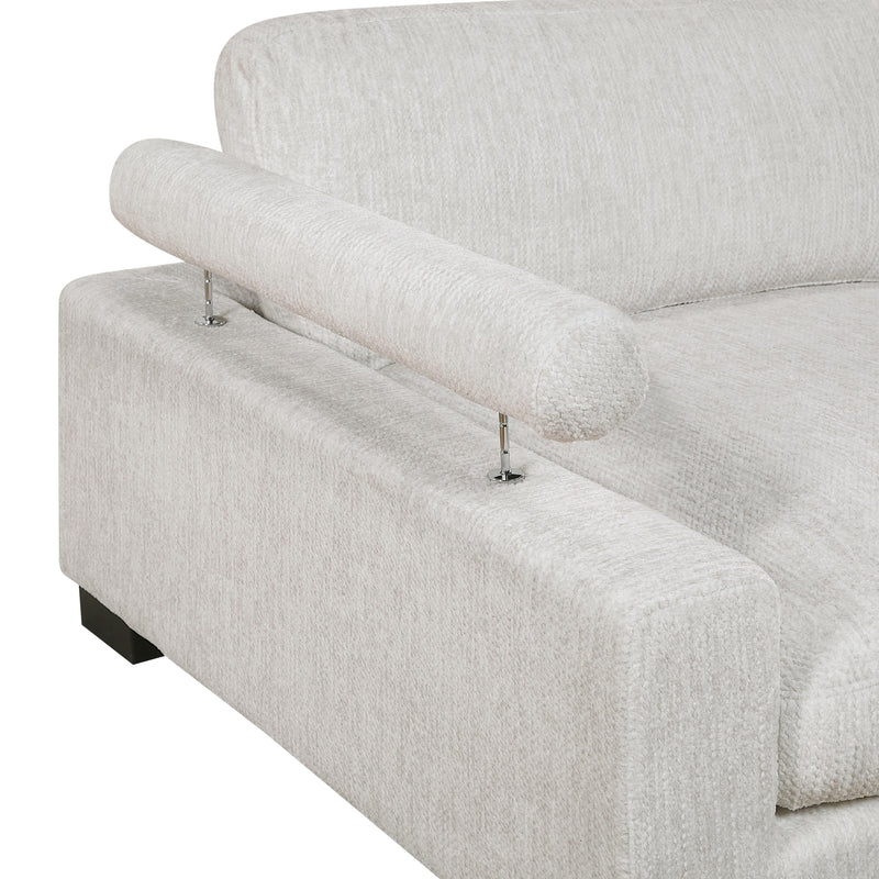 Homelegance Tinley 9555BEG*42CR2AC 4 pc Modular Sectional IMAGE 10