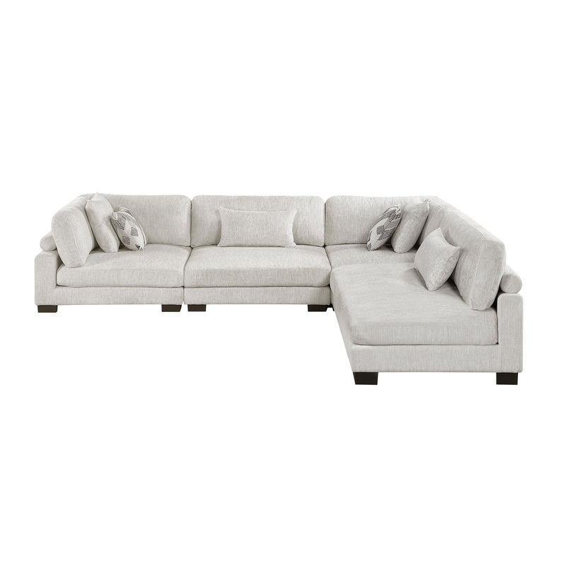 Homelegance Tinley 9555BEG*42CR2AC 4 pc Modular Sectional IMAGE 3