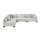Homelegance Tinley 9555BEG*42CR2AC 4 pc Modular Sectional IMAGE 4