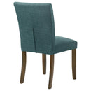 Coaster Furniture Cantley 106377 pholstered Dining Side Chair - Teal Blue IMAGE 7