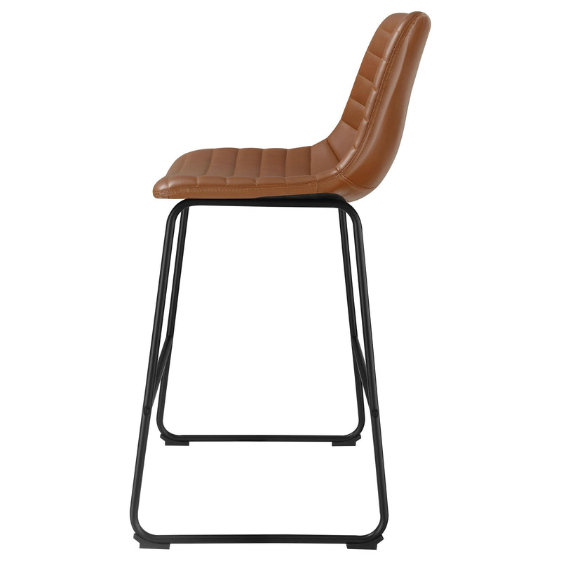 Coaster Furniture Zuni 107218 Upholstered Counter Height Chair - Saddle IMAGE 5