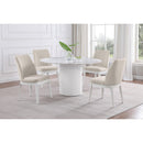  Coaster Furniture Carissa 108302 Upholstered Dining Side Chair - Beige IMAGE 9