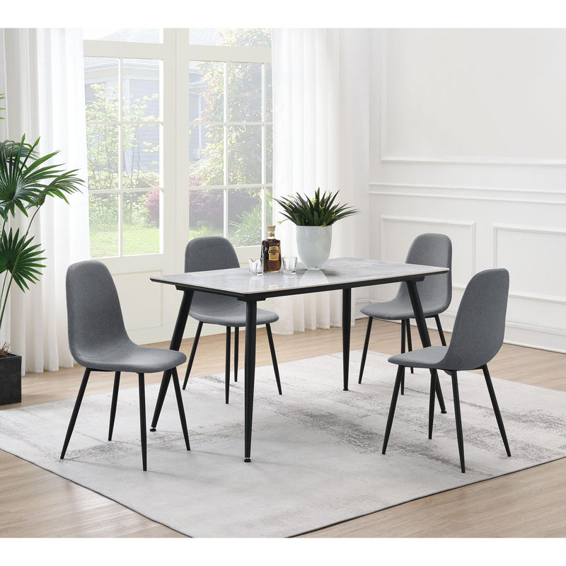 Coaster Furniture Dennison 108532 Upholstered Dining Side Chair - Grey IMAGE 9