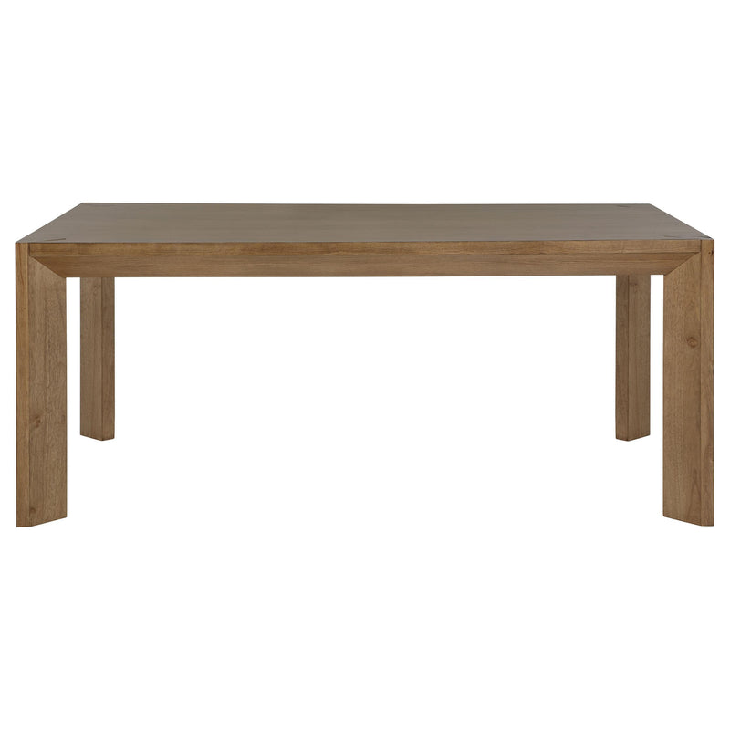  Coaster Furniture Bruner 109101 72-inch Rectangular Wood Dining Table - Natural Brown IMAGE 3