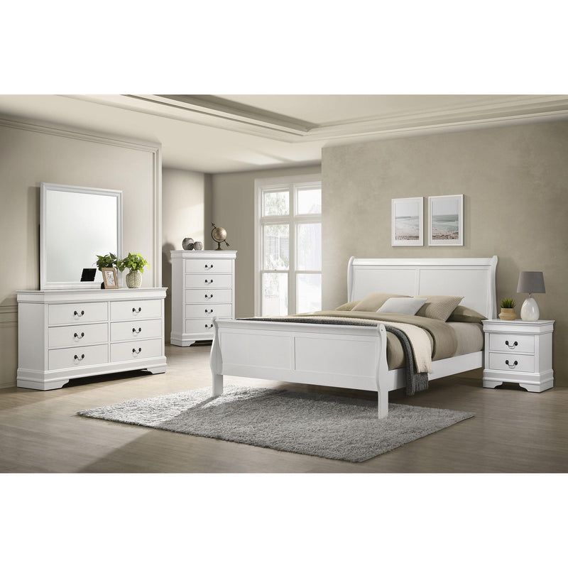  Coaster Furniture Louis Philippe 202442 2-Drawer Nightstand Bedside Table - White IMAGE 12