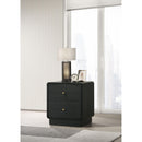  Coaster Furniture Cavelle 223662 2-Drawer Nightstand Bedside Table - Black IMAGE 2