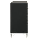  Coaster Furniture Lucia 224993 6-Drawer Dresser Cabinet - Black IMAGE 9