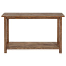 Coaster Furniture Payne 710549 Wood Entryway Sofa Console Table - Distressed Brown IMAGE 2
