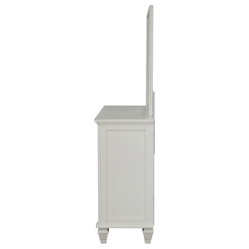  Coaster Furniture Sandy Beach 201303M 11-Drawer Dresser with Mirror - Cream White IMAGE 5