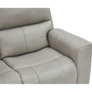  Leather Italia USA Laredo 4111-EHZ1564F-031605LV Power Reclining Sofa - Cement IMAGE 3