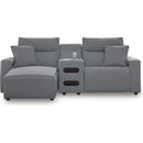 Signature Design by Ashley Modmax 65906S18 3 pc Power Reclining Sectional with Chaise IMAGE 1