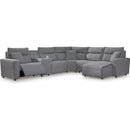 Signature Design by Ashley Modmax 65906S6 6 pc Power Reclining Sectional with Chaise IMAGE 1