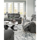 Signature Design by Ashley Side-Swipe PC9140689 Reclining Sofa with Drop Down Table IMAGE 16