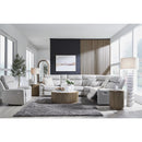 Signature Design by Ashley Social Pointe PC98802S36 6 pc Reclining Sectional with Storage Console IMAGE 7