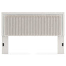  Signature Design by Ashley Zuraleus PCB3381-58 King Upholstered Panel Headboard IMAGE 2