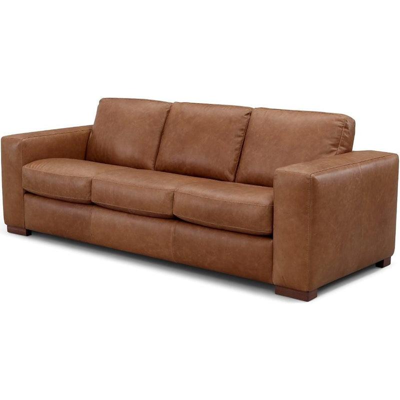  Leather Italia USA Inglewood 1020-2014-03B5800A Sofa - Vintage Brown Derby IMAGE 2