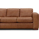  Leather Italia USA Inglewood 1020-2014-03B5800A Sofa - Vintage Brown Derby IMAGE 3