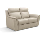  Leather Italia USA Maddox 1020-1814-02N1633A Loveseat - Taupe Khaki IMAGE 2