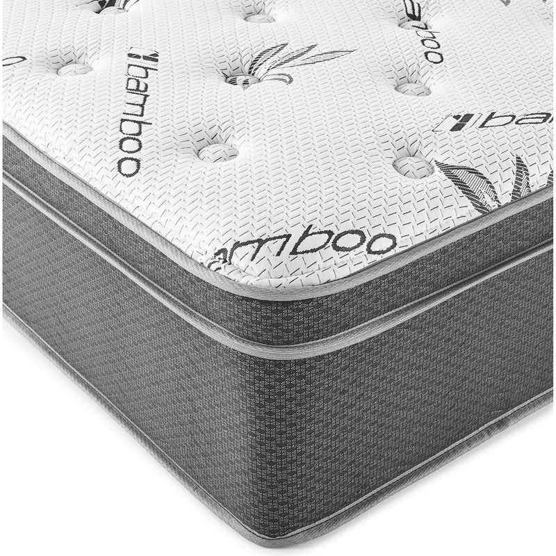 Coaster Furniture Sommet 13" Bamboo Euro Top Foam Hybrid Mattress (Full) IMAGE 2