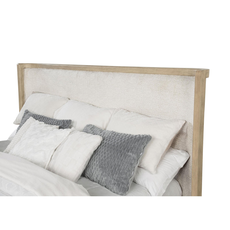  Coaster Furniture Kailani 225041Q 49-inch Queen Wingback Bed - Beige Oak IMAGE 6