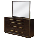  Coaster Furniture Durango 223263M 8-Drawer Dresser with Mirror - Smoked Peppercorn IMAGE 3