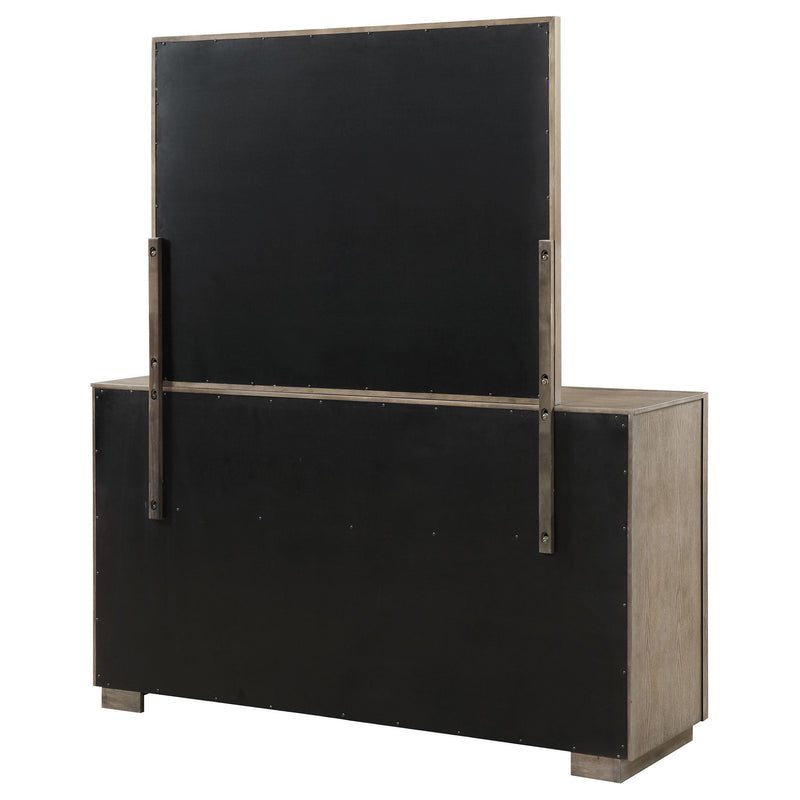 Coaster Furniture Durango 223273M 8-Drawer Dresser and Mirror - Taupe Oak IMAGE 7