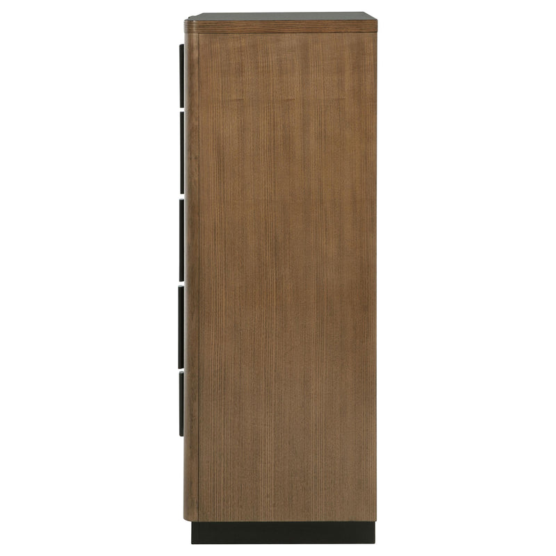 Coaster Furniture Terrace 224905 5-Drawer Chest of Drawers - Ash Brown IMAGE 4