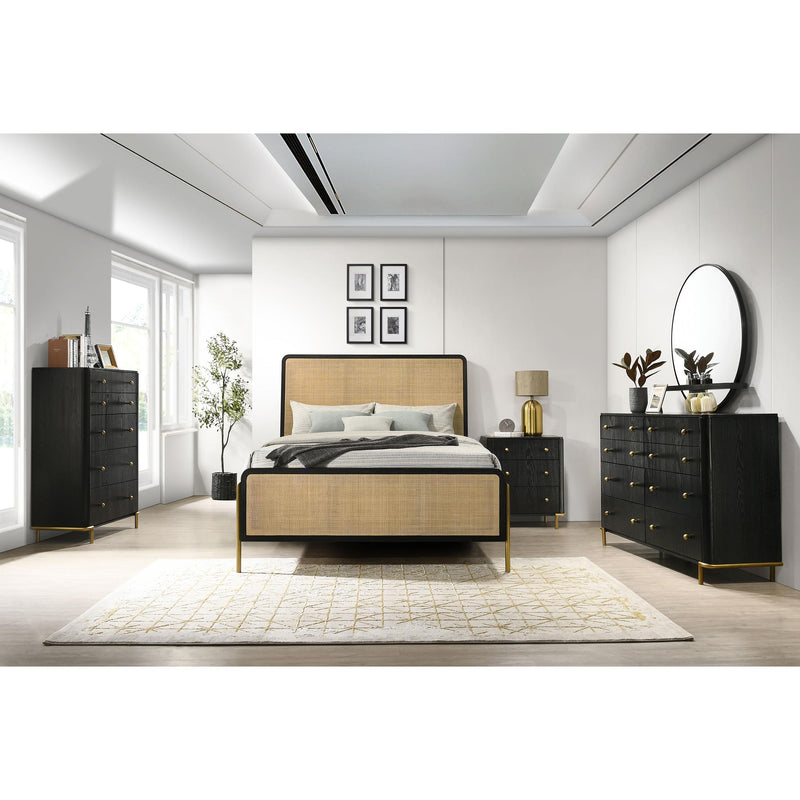  Coaster Furniture Arini 224333M 8-Drawer Dresser with Mirror - Black IMAGE 11