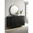  Coaster Furniture Arini 224333M 8-Drawer Dresser with Mirror - Black IMAGE 9