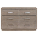 Coaster Furniture Kenora 224853 6-Drawer Dresser - Barley Brown IMAGE 2