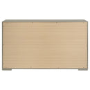 Coaster Furniture Ives 224973 6-Drawer Dresser Cabinet - Grey High Gloss IMAGE 6