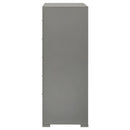 Coaster Furniture Ives 224975 5-Drawer Bedroom Chest of Drawers - Grey High Gloss IMAGE 4