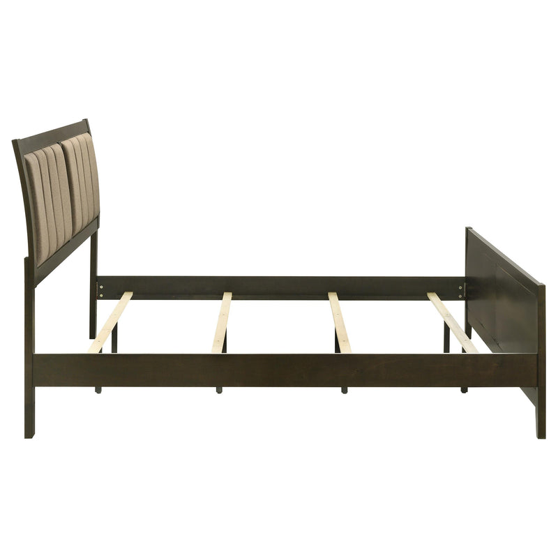  Coaster Furniture Wilkes 224421KW 51-inch Upholstered California King Bed - Dark Cocoa IMAGE 5