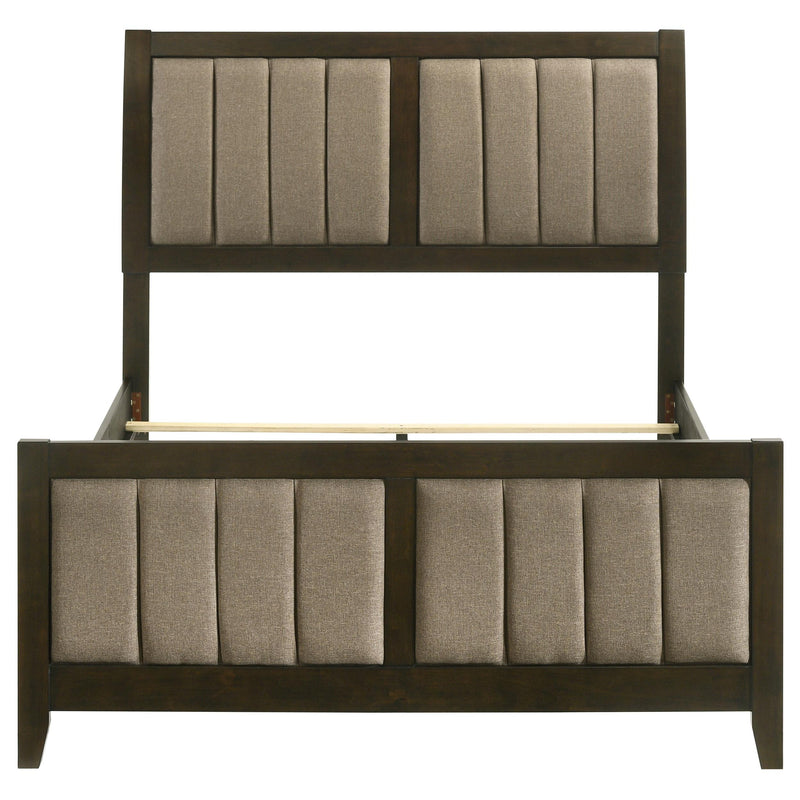  Coaster Furniture Wilkes 224421F 51-inch Upholstered Full Bed - Dark Cocoa IMAGE 3