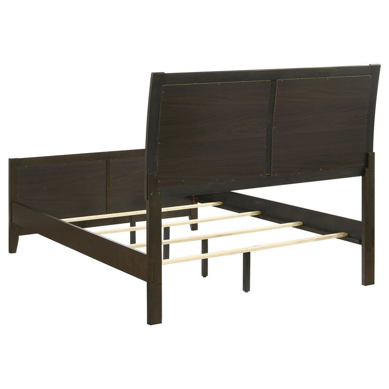  Coaster Furniture Wilkes 224421F 51-inch Upholstered Full Bed - Dark Cocoa IMAGE 4
