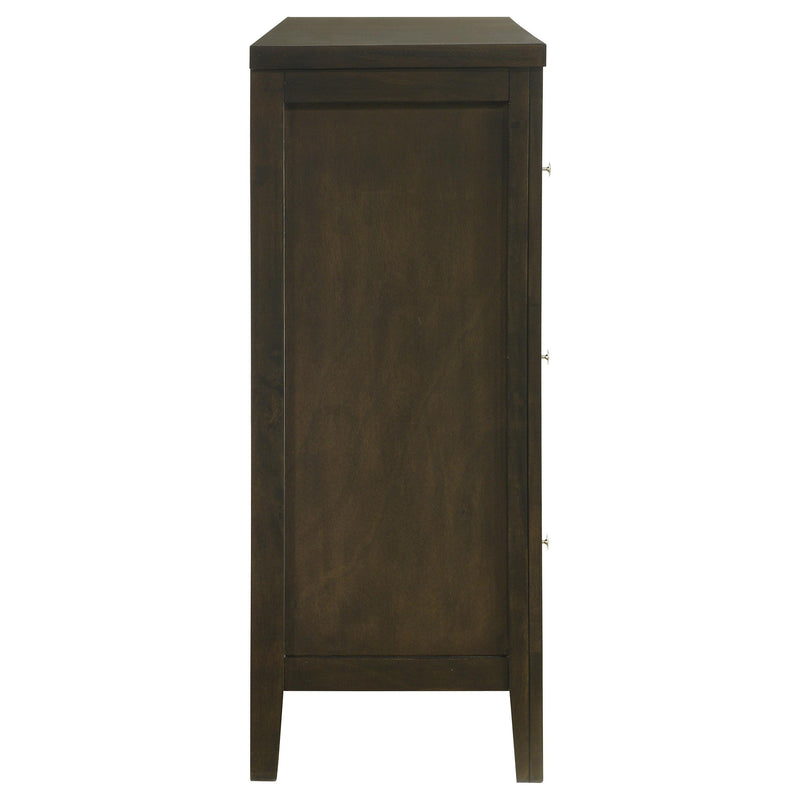 Coaster Furniture Wilkes 224423 6-Drawer Dresser Cabinet - Dark Cocoa IMAGE 8