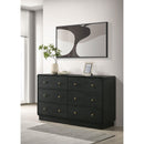  Coaster Furniture Cavelle 223663 6-Drawer Dresser Cabinet - Black IMAGE 9