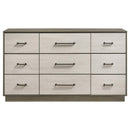 Coaster Furniture Fenwick 224983 9-Drawer Dresser - Grey Oak IMAGE 2