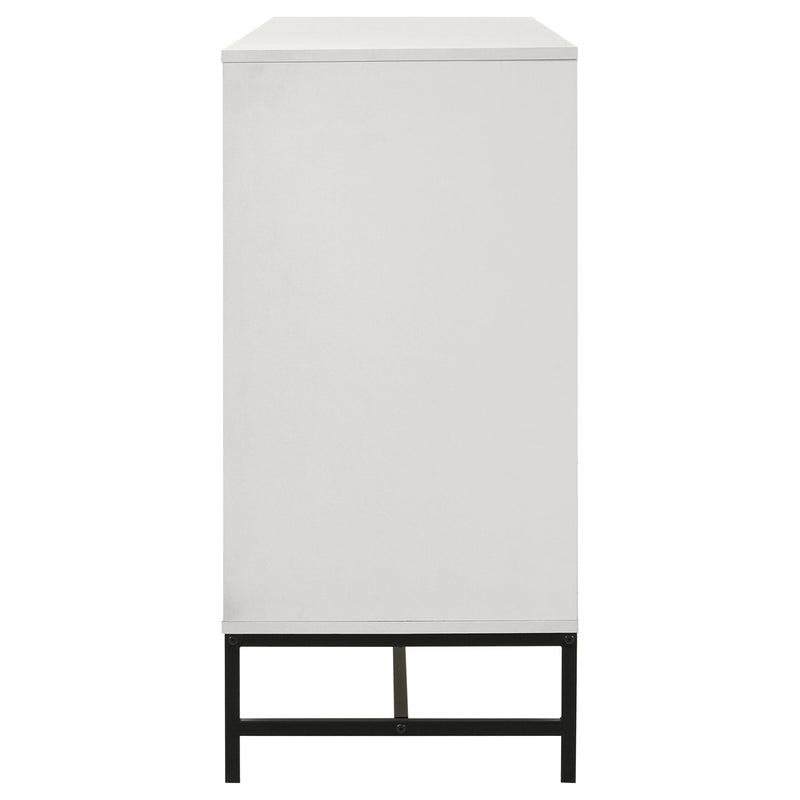 Coaster Furniture Sonora 224863 6-Drawer Bedroom Dresser - White IMAGE 4