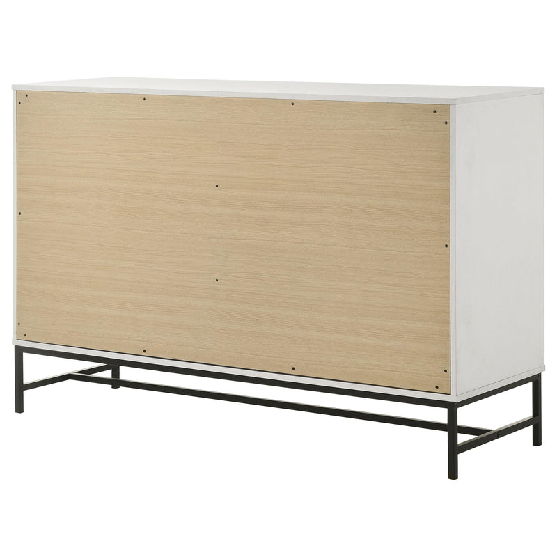 Coaster Furniture Sonora 224863 6-Drawer Bedroom Dresser - White IMAGE 7