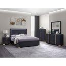  Coaster Furniture Marceline 222833M 6-Drawer Dresser with Mirror - Black IMAGE 10