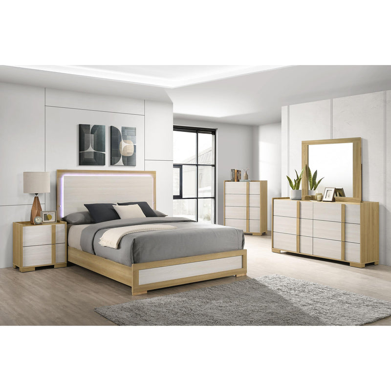 Coaster Furniture Hyland 215653M 6-Drawer Dresser with Mirror - Natural IMAGE 10