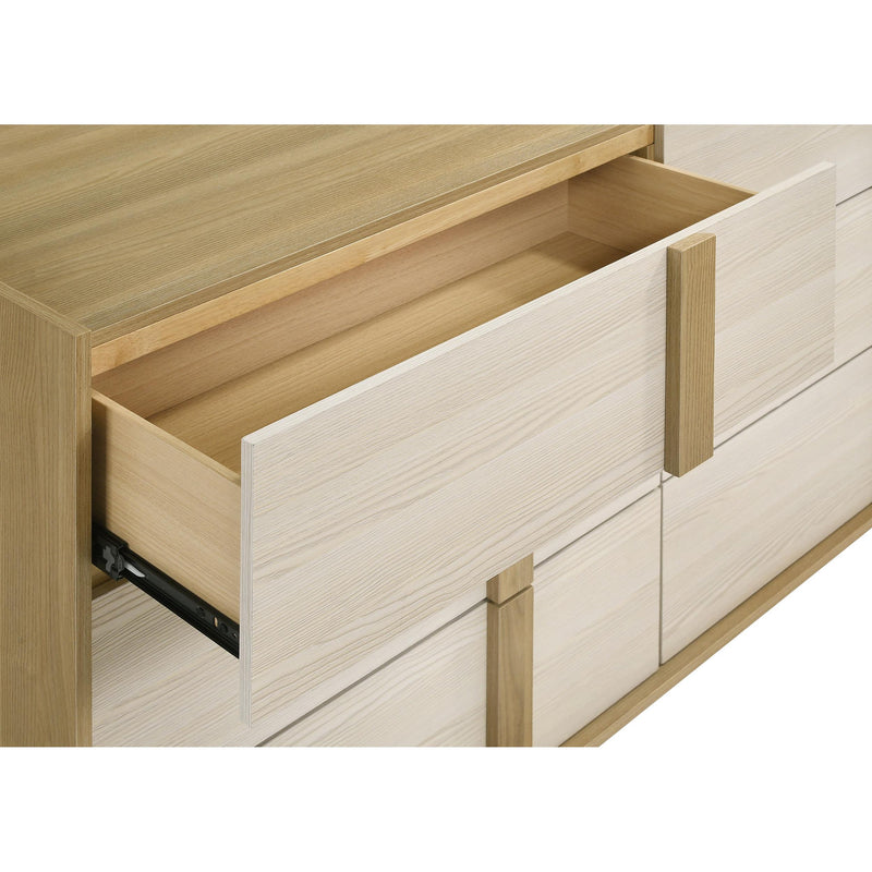 Coaster Furniture Hyland 215653M 6-Drawer Dresser with Mirror - Natural IMAGE 11