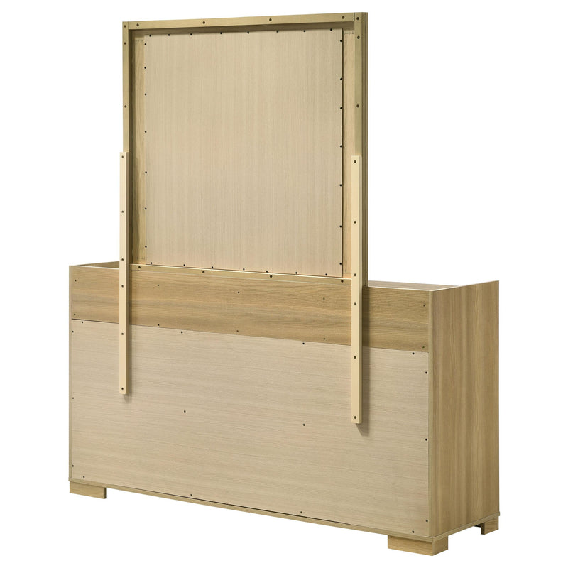 Coaster Furniture Hyland 215653M 6-Drawer Dresser with Mirror - Natural IMAGE 7