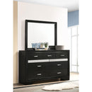 Coaster Furniture Miranda 206363M 7-Drawer Dresser with Mirror - Black IMAGE 9