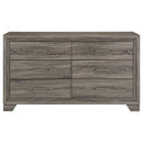 Coaster Furniture Wright 223343 6-Drawer Dresser Cabinet - Brown Oak IMAGE 2