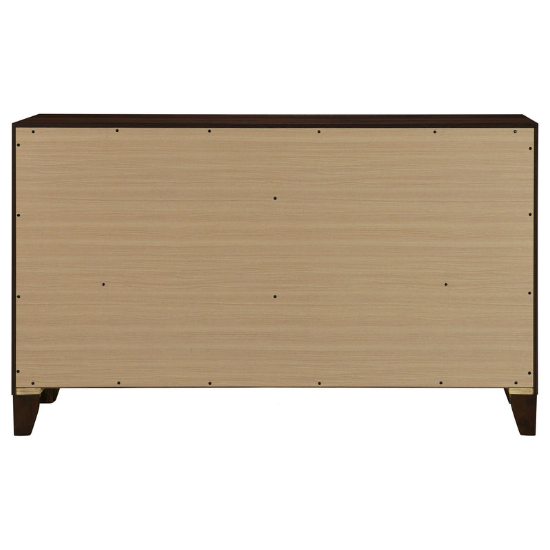 Coaster Furniture Welsley 223443 6-Drawer Dresser Cabinet - Walnut IMAGE 5