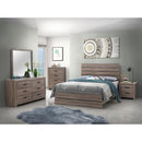  Coaster Furniture Brantford 207043M 6-Drawer Dresser with Mirror - Barrel Oak IMAGE 10