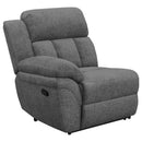 Coaster Furniture Bahrain 609541T 5-piece Upholstered Home Theater Seating - Charcoal IMAGE 1